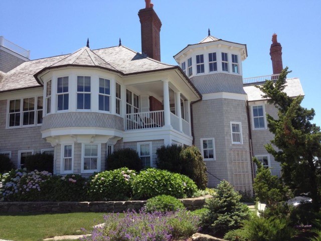 Completed Hamptons estate exterior